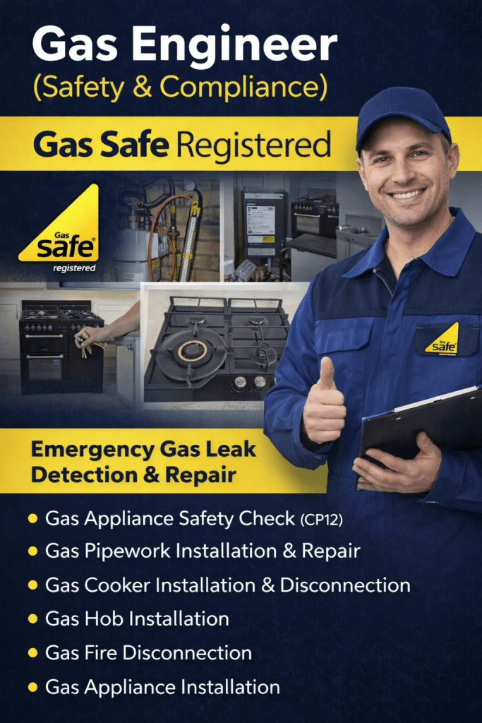 Gas engineer safety and compliance services